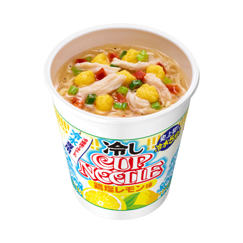 NISSIN Cold Cup Noodle Chicken Salt Lemon | 日本 合味道冷杯麵 檸檬雞味 59g
