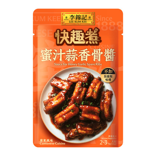 LEE KUM KEE Sauce Honey Garlic Spare Ribs | 李錦記 快趣煮 蜜汁蒜香骨醬 70g