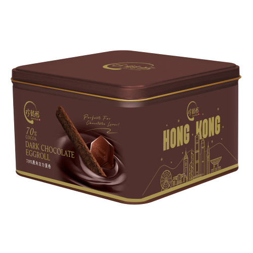 JANEE ROYALE Eggroll 70% Cocoa Dark Chocolate | 珍懿坊 70%黑朱古力蛋卷 454g