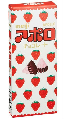 MEIJI Apollo Strawberry Chocolate | 明治 阿波羅草莓朱古力 46g