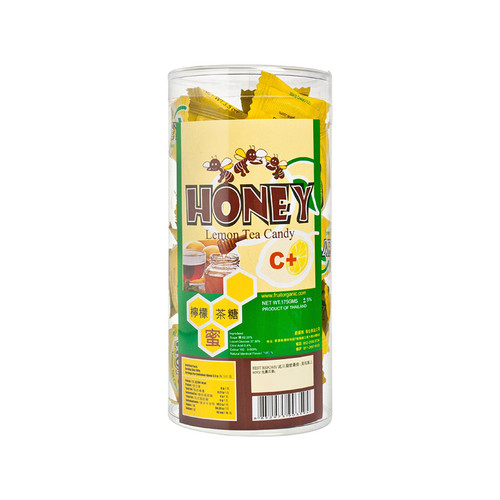BEE Honey Lemon Tea Candy | 懷舊檸檬蜜糖 【蜜蜂糖】罐裝