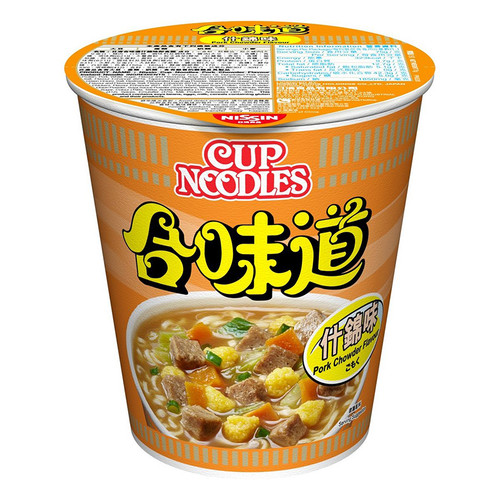 NISSIN Cup Noodles Pork Chowder  Flavor | 日清 合味道 杯麵 什錦味 75g