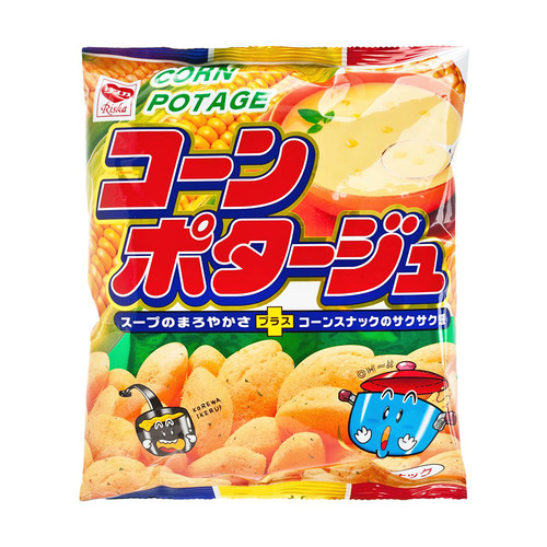 RISKA Corn Potage Chips 粟米湯脆果 75G