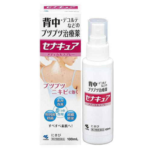 KOBAYASHI SEIYAKU Senacure Skin Acne Spray 小林製藥 麗治背粒消無瑕噴劑 100ml