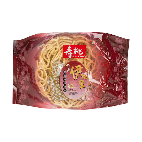 SAU TAO E-Fu Noodle Abalone Flavor 壽桃牌 全蛋伊麵皇 雲腿鮑魚湯 2人份【80g x 2】