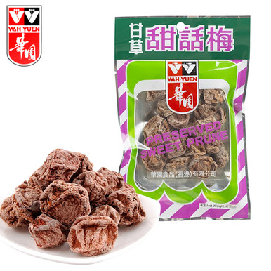 WAHYUEN - Sweet Prune Preserved | 華園甘草甜話梅47g - MikoPlace