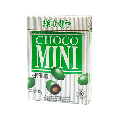 Delfi Choco Mini Peppermint | 達輝薄荷朱古力豆40g - MikoPlace U.K.