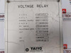 Taiyo Electric Sc-vr-a Voltage Relay 50/60Hz 110Vac