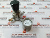 Tescom 44-3262Hrw3-853 Pressure Regulator + Centrotherm En837-1 Pressure Gauge