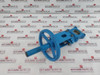 Orbinox Ex04 Knife Gate Valve Dn65 Pn10 Handwheel Actuator