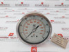Nuova Fima En837-1 Pressure Gauge 0-5500 Psi/0-400 Bar, Aisi 316L