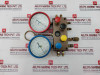 Refco 4-way Electronic Manifold Case, -1 To +30 Bar