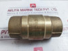 Strataflo 400 1" Fpt Check Valve W/ Spring Loaded Brass Body-s. Steel Seat, Cone