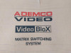 Ademco Video Videoblox Vblx003-01 Matrix Switcher 12U Backplane Power Supply 12-30Vdc/24Vac