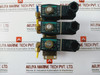 Ckd Gab312-3 Direct Acting 2 Port Solenoid Valve, Manifold And Actuator