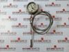 Sika 0-100C Gas Pressure Thermometer With Capillary Tube L-206 Mm/L-206 Mm - Used