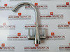 Mingaoqiao Modern Kitchen Mixer Tap Mono Twin Lever Swivel Chrome