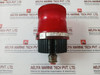Federal Signal Fb2Pst Fireball Strobe Warning Light 120V 50/60 Hz 0.25A (Red) - Used