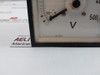 Ime 0-500V Analog Volt Meter 390/100V - Used