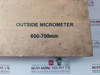 050640052 600-700Mm Outside Micrometer Set 0.01 Mm Used