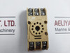 Releco Trz 40 Relay With Socket Base 24V Min: 0.6-6 10A, 250V~, 1500Va