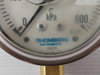 Rhomberg Instruments Pbga63Bb12Qc3Fc01 Pressure Gauge 0 To 600 Kpa
