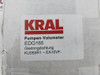 Kral Edg165 Mechanical Seal Set For Pump Volumeter Ku065R1-ea10Vf