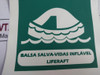 Liferaft Life Raft Emergency Sticker