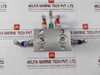 Excelock E505 Dm Valves &amp; Manifold 1/2"Npt (F) X Flange Hydro T.Pr.6000 Psi