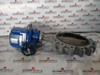Hkc Hq-0603500000 Electric Part Turn Actuator Flanged W/ Butterfly Valve Dn350