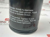 Gardner Denver 89559379 High Pressure Oil Filter 15 Bar
