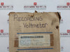 General Electric Cf1Vbk2-31N Recording Voltmeter 8Cf1Vbk2 0–140 / 280 Vac