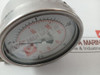 Wika Bourdon Tube Pressure Gauge 400 Kg/Cm2 & Psi Part No. 232.50.100