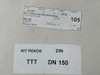 New Condition Nd 150 Stainless Steel Flange Nitrogen Valve Kit By Pekos
