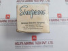 03210 Panel Ammeter Simpson
