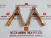 Lot Of 2X 41C 400 Amp Solid Copper Clip Mueller