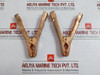 Lot Of 2X 41C 400 Amp Solid Copper Clip Mueller