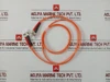 Trelleborg 1.5-m Duplex Multimode Fiber Optic Patch Cable 250039