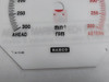 Dial Face For Propulsion And Control System Nabco 300-0-300 Min-1