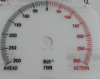 Dial Face For Propulsion And Control System Nabco 300-0-300 Min-1