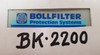 Bollfilter bk2200 main mainboard for protection system