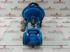 Amot 46660X032 Pneumatic Diaphragm Globe Control Valve W/ Mounted Handwheel