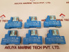 Set of 6x Finder 95.05 relay socket