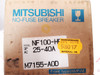 Mitsubishi Nf100-hp No-fuse Breaker 40A