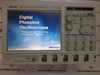 Tektronix dpo7054 digital phosphor oscilloscope with keyboard