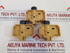 Set of 3x weidmuller saks 2 fuse terminal block