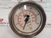 Stewarts Pressure Gauge 316 S.S. Tube And Socket 0 To 3000 Psi