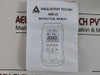 Amprobe Amb-25 Digital Megohmmeter 0-999.9 Ohm