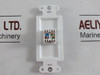Lot Of 8X Legrand Wp3210-wh Wall Jack Pre-configured 1-p Strap