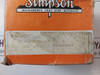 Simpson Electric Model 57 Panel Meter 012400-150 Amperes